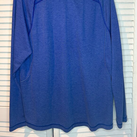 Tommy Bahama Blue Long Sleeve 1/4 Zip Sz M - Picture 4 of 7